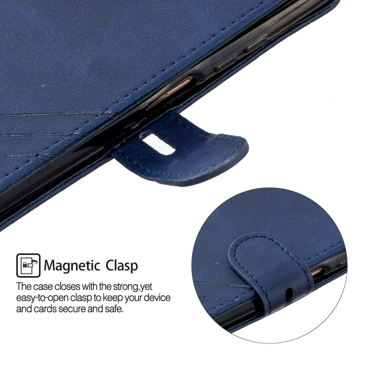 For Huawei P40 lite / nova 7i Stitching Style 2-Color Cow Texture Horizontal Flip PU Leather Case with Holder & Card Slot & Lanyard