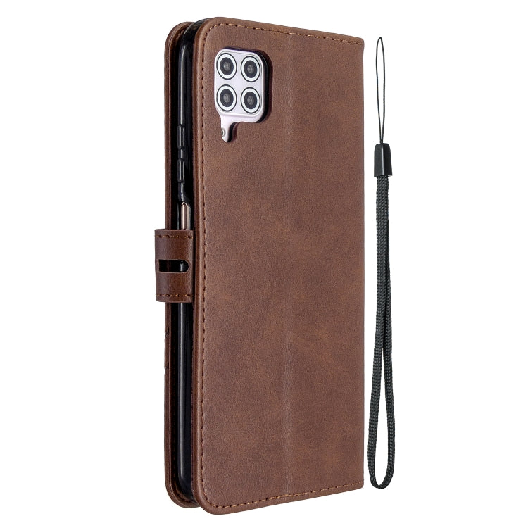 For Huawei P40 lite / nova 7i Stitching Style 2-Color Cow Texture Horizontal Flip PU Leather Case with Holder & Card Slot & Lanyard