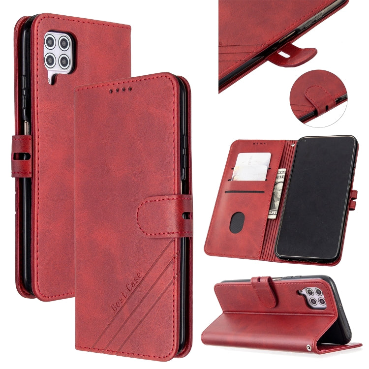 For Huawei P40 lite / nova 7i Stitching Style 2-Color Cow Texture Horizontal Flip PU Leather Case with Holder & Card Slot & Lanyard