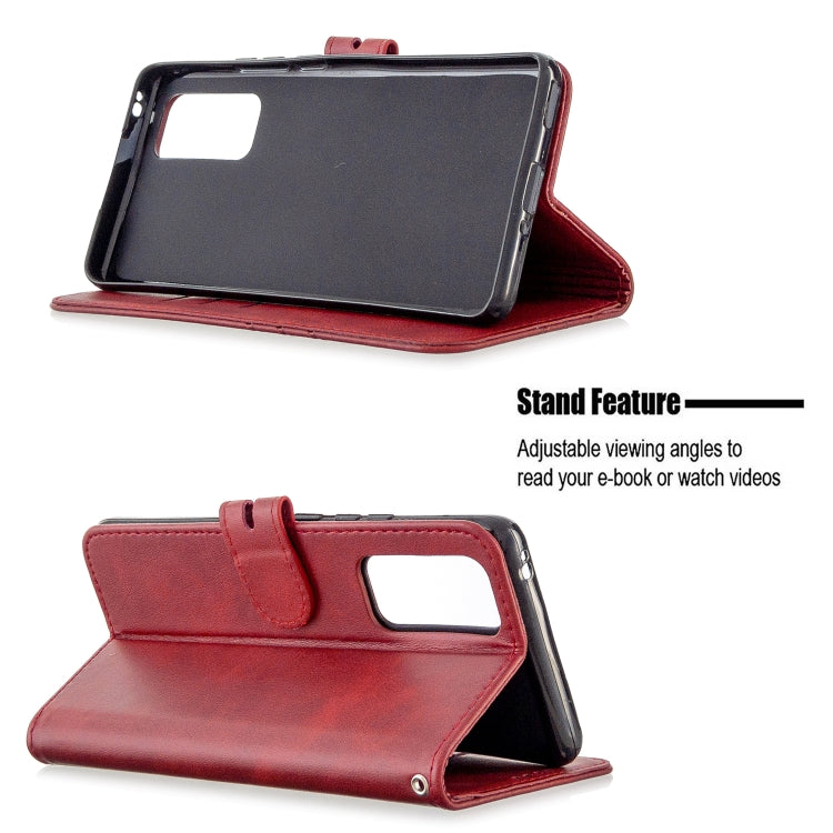 For Huawei Honor 30 Stitching Style 2-Color Cow Texture Horizontal Flip PU Leather Case with Holder & Card Slot & Lanyard