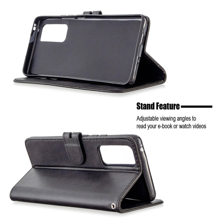 For Huawei Honor 30 Pro Stitching Style 2-Color Cow Texture Horizontal Flip PU Leather Case with Holder & Card Slot & Lanyard
