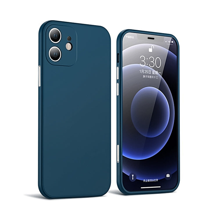 For iPhone 12 All-inclusive Ultra-Thin PC Integral Shell + Tempered Film Shockproof Protective Case