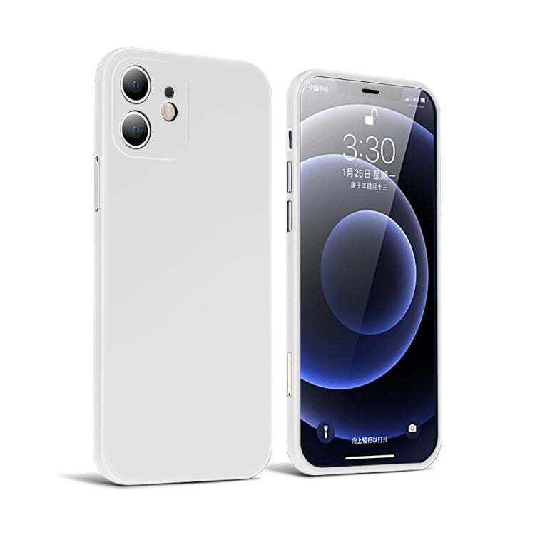 For iPhone 12 All-inclusive Ultra-Thin PC Integral Shell + Tempered Film Shockproof Protective Case