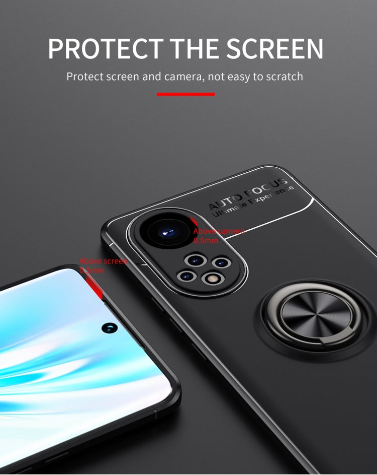 For Honor 50 Metal Ring Holder 360 Degree Rotating TPU Case