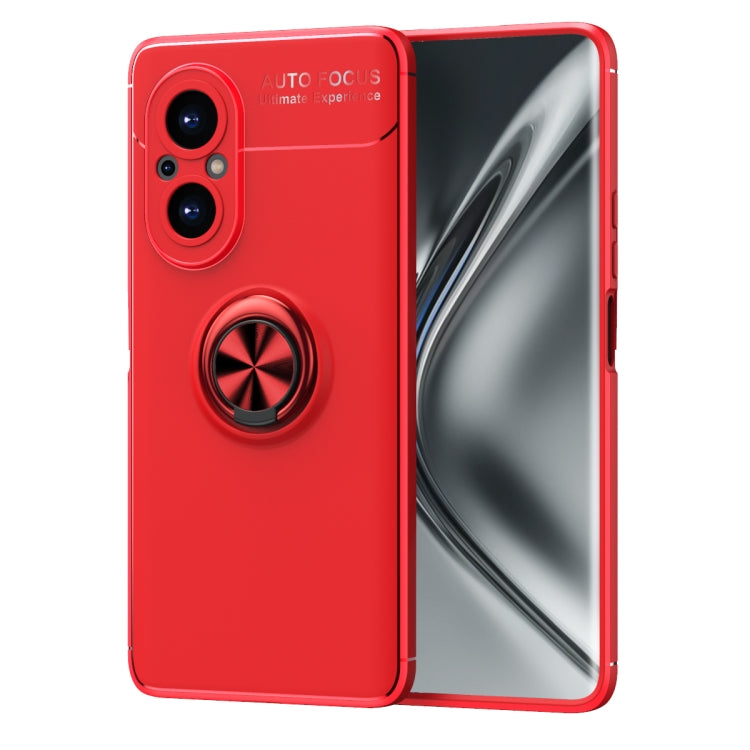 For Honor 50 SE Metal Ring Holder 360 Degree Rotating TPU Case