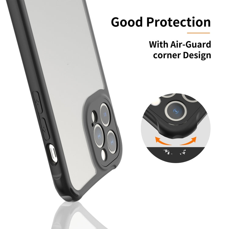 For iPhone 11 LESUDESIGN Series Frosted Acrylic Anti-fall Protective Case