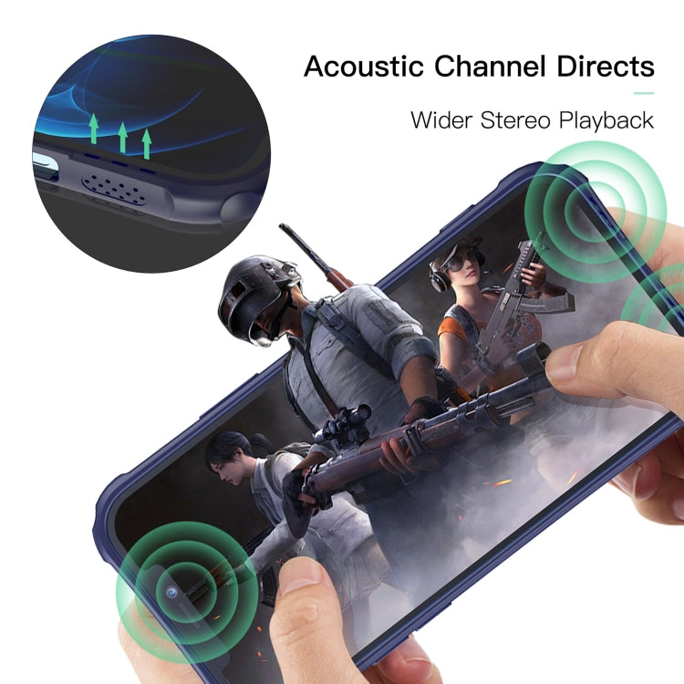 For iPhone 11 LESUDESIGN Series Frosted Acrylic Anti-fall Protective Case