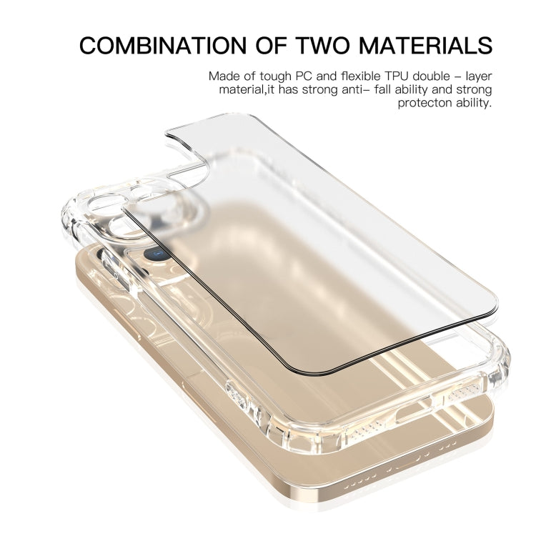 For iPhone 11 LESUDESIGN Series Frosted Acrylic Anti-fall Protective Case