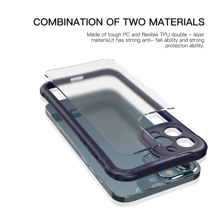 For iPhone 11 Pro LESUDESIGN Series Frosted Acrylic Anti-fall Protective Case