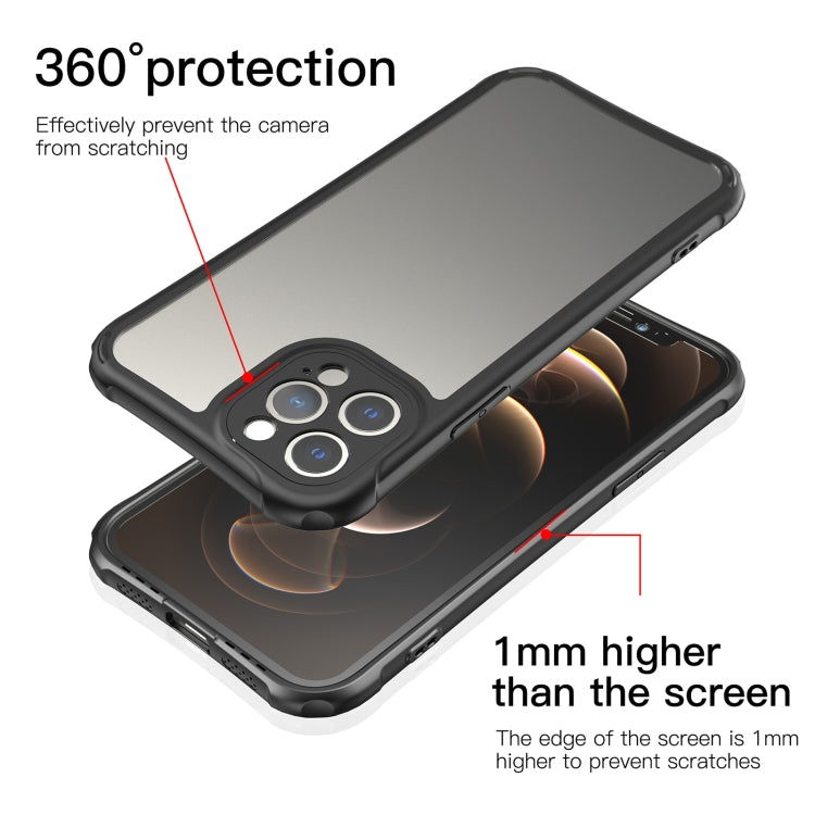 For iPhone 11 Pro Max LESUDESIGN Series Frosted Acrylic Anti-fall Protective Case