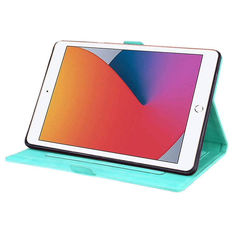 Love Butterfly Pattern Horizontal Flip Leather Case with Holder & Sleep / Wake-up Function For iPad 9.7 (2017) (2018) / Air 2 Pro