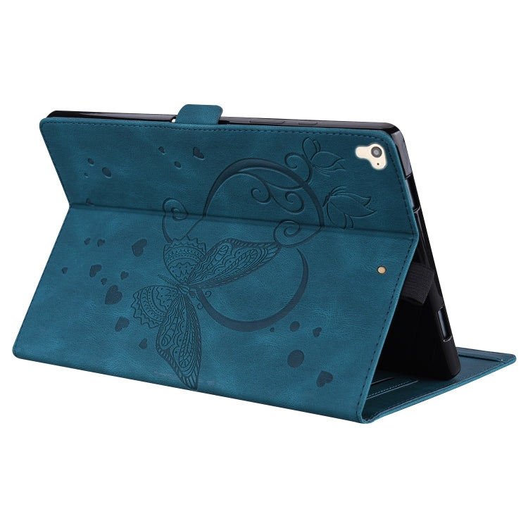 Love Butterfly Pattern Horizontal Flip Leather Case with Holder & Sleep / Wake-up Function For iPad 9.7 (2017) (2018) / Air 2 Pro