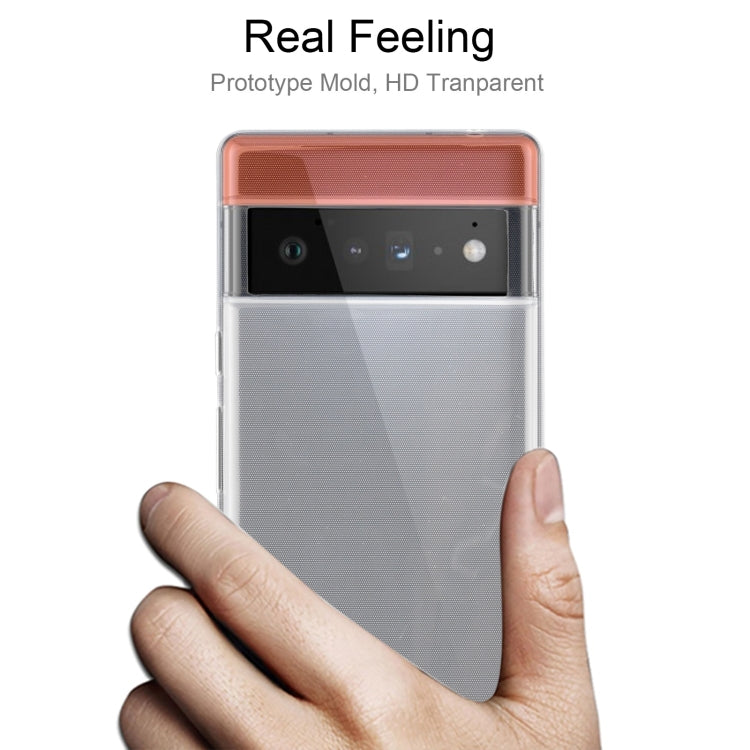 For Google Pixel 6 Pro 0.75mm Ultra-thin Transparent TPU Soft Protective Case