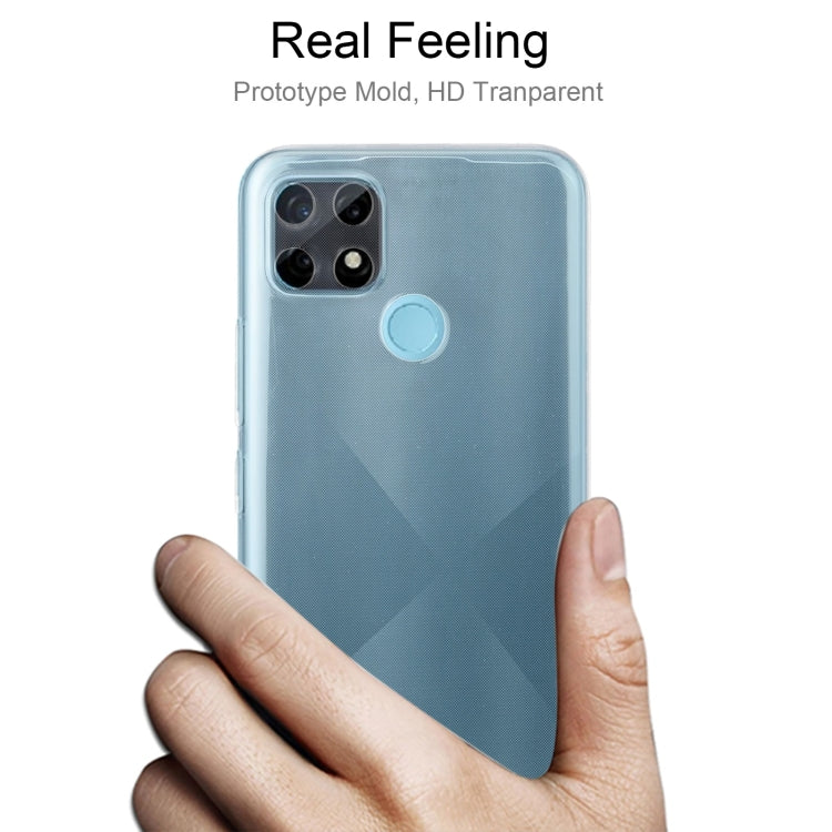 For OPPO Realme C21 0.75mm Ultra-thin Transparent TPU Soft Protective Case