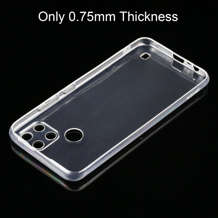 For OPPO Realme C21 0.75mm Ultra-thin Transparent TPU Soft Protective Case