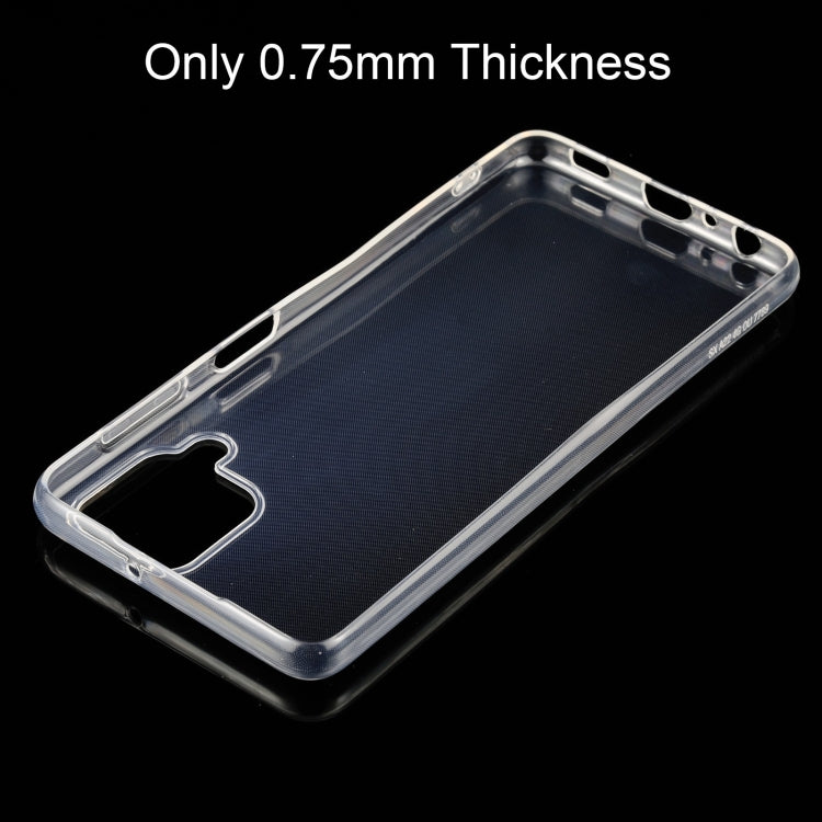 For Samsung Galaxy A22 4G EU Version 0.75mm Ultra-thin Transparent TPU Soft Protective Case
