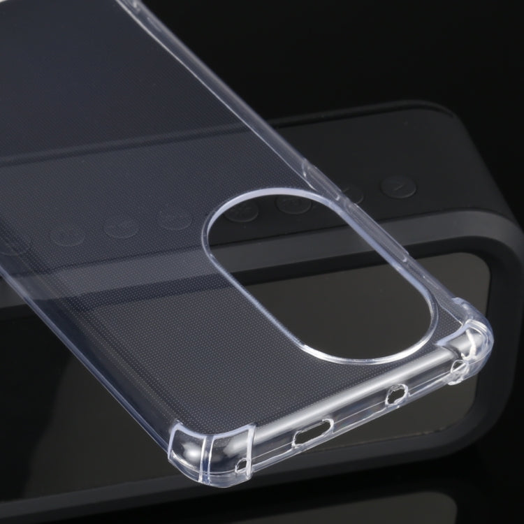 For Huawei P50 Pro Four-Corner Anti-Drop Ultra-Thin TPU Case