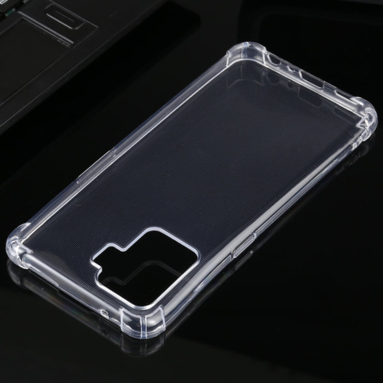 For OPPO Reno5 F Four-Corner Anti-Drop Ultra-Thin TPU Case