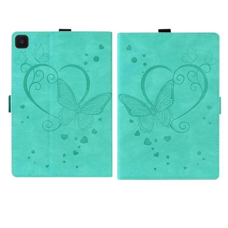 For Samsung Galaxy Tab A7 Lite T220 T225 Love Butterfly Pattern Horizontal Flip Leather Case with Holder