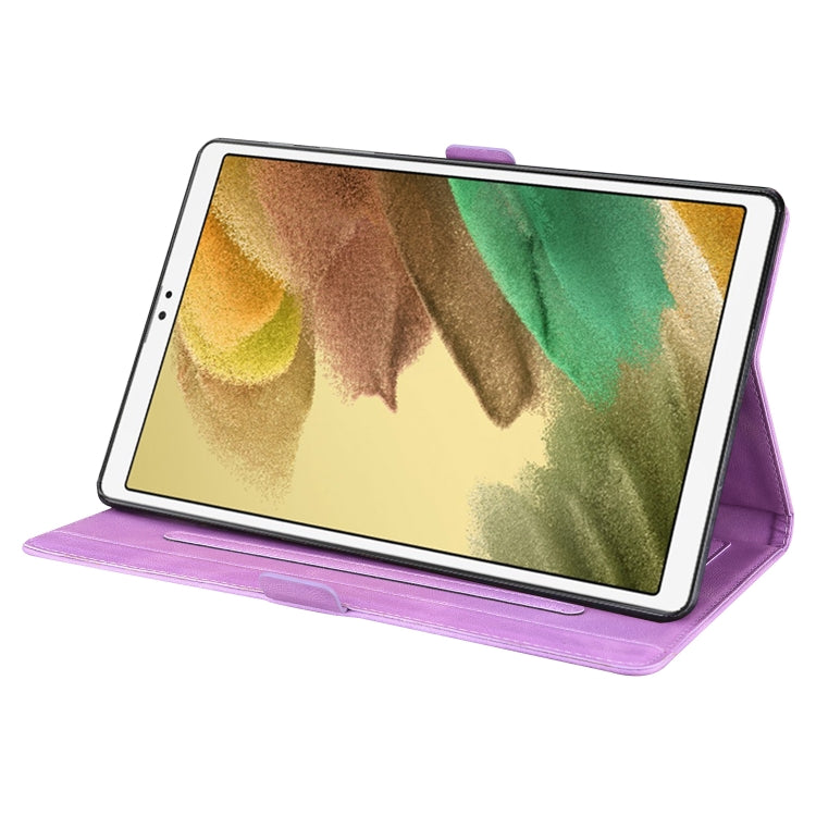 For Samsung Galaxy Tab A7 Lite T220 T225 Love Butterfly Pattern Horizontal Flip Leather Case with Holder