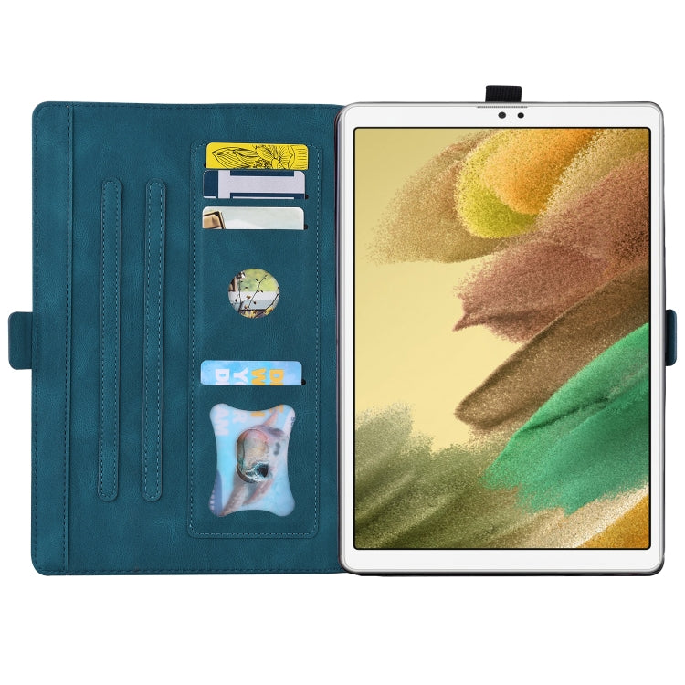 For Samsung Galaxy Tab A7 Lite T220 T225 Love Butterfly Pattern Horizontal Flip Leather Case with Holder