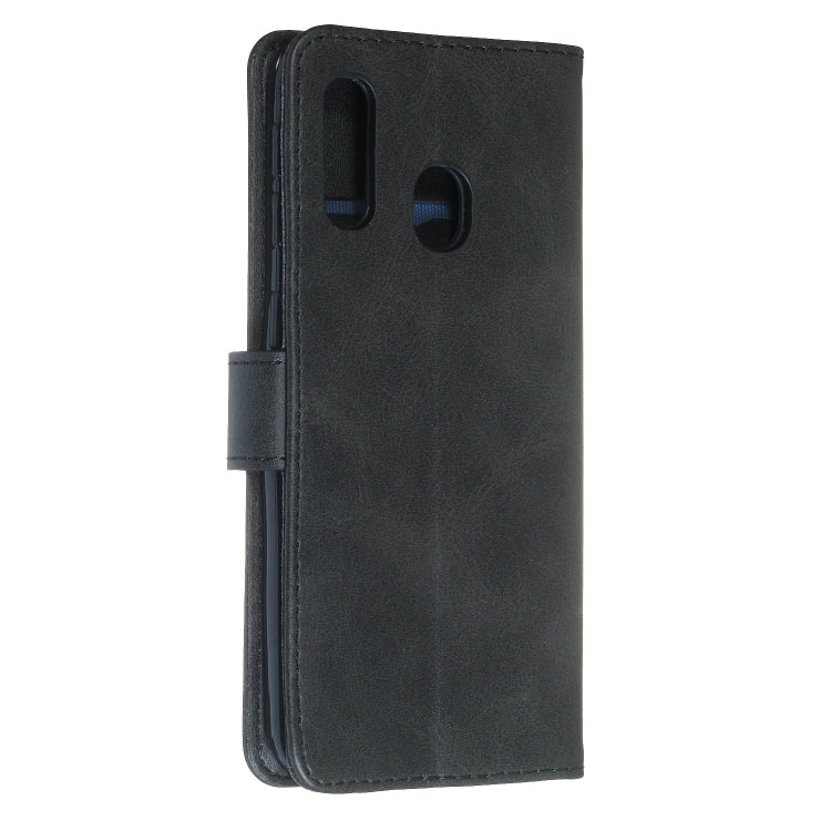 For Galaxy A20e Zipper Horizontal Flip Leather Case with Wallet & Holder & Card Slots