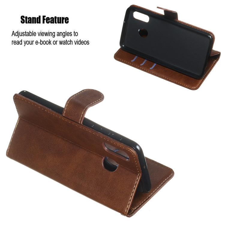 For Galaxy A20e Zipper Horizontal Flip Leather Case with Wallet & Holder & Card Slots