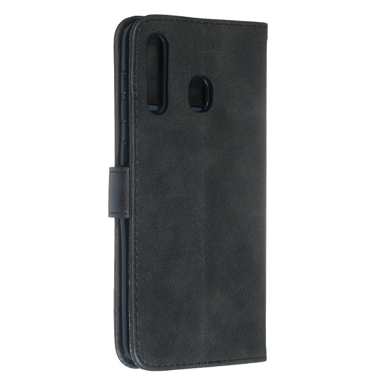 For Galaxy A20 / A30 Zipper Horizontal Flip Leather Case with Wallet & Holder & Card Slots