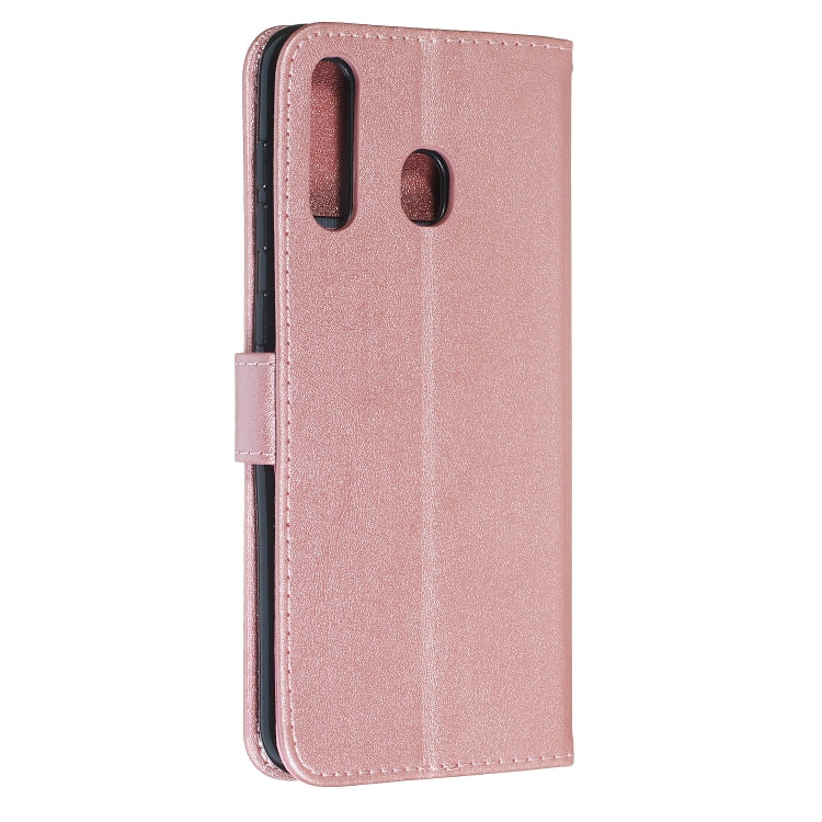 For Galaxy A20 / A30 Zipper Horizontal Flip Leather Case with Wallet & Holder & Card Slots