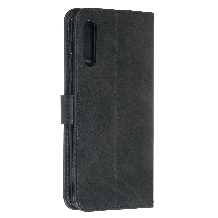 For Galaxy A50 Zipper Horizontal Flip Leather Case with Wallet & Holder & Card Slots