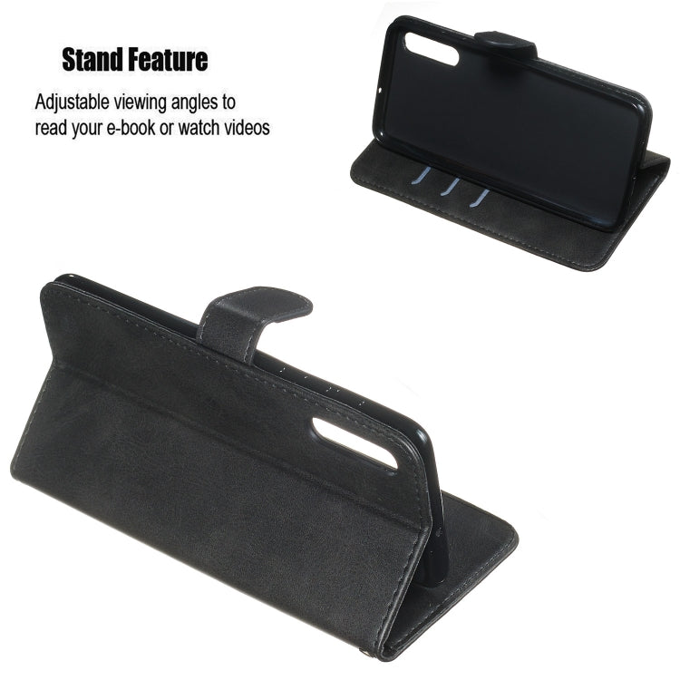 For Galaxy A50 Zipper Horizontal Flip Leather Case with Wallet & Holder & Card Slots