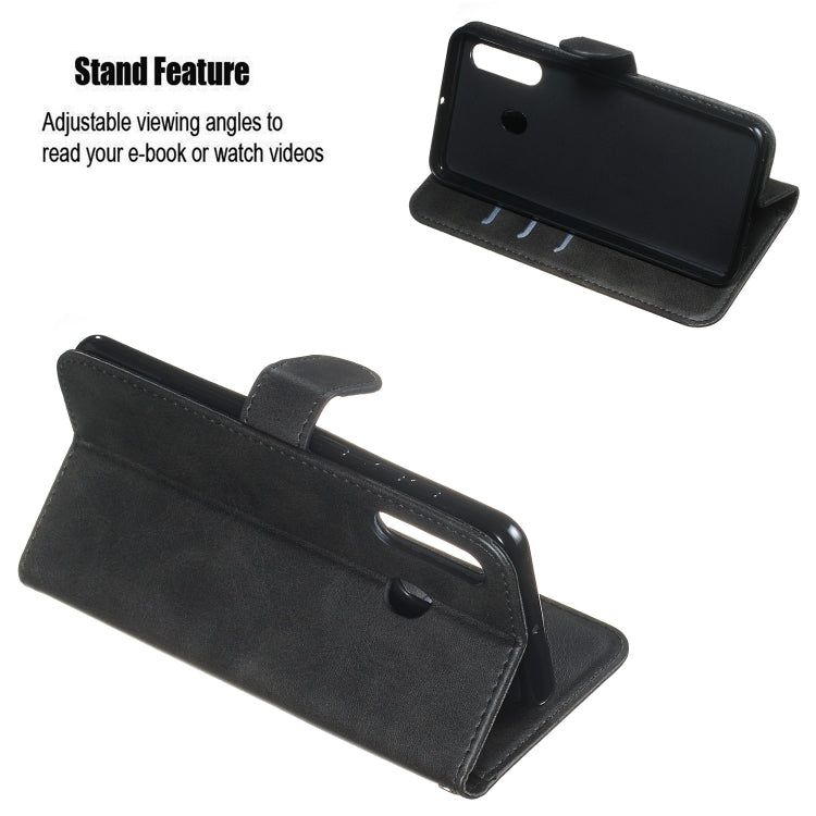 For Galaxy A60 / M40 Zipper Horizontal Flip Leather Case with Wallet & Holder & Card Slots