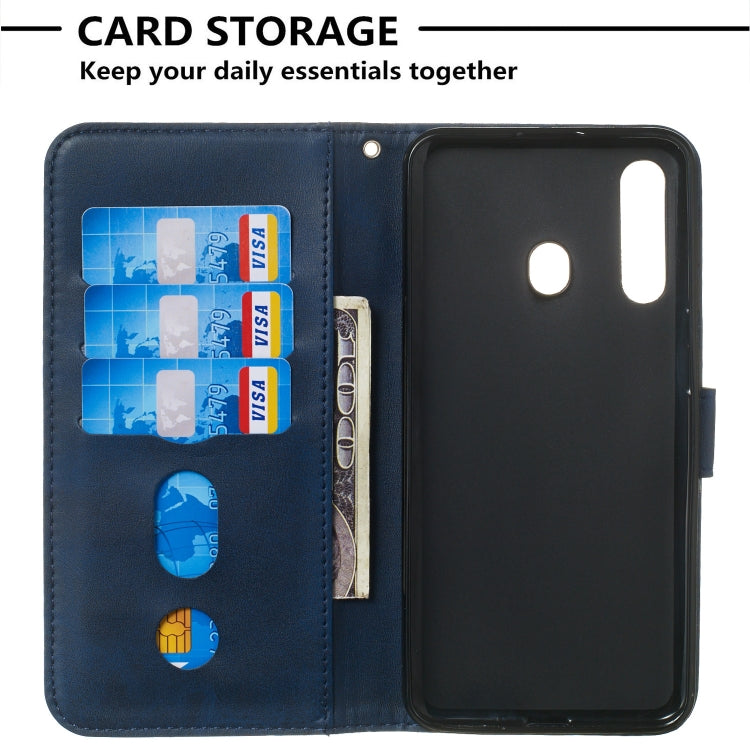 For Galaxy A60 / M40 Zipper Horizontal Flip Leather Case with Wallet & Holder & Card Slots