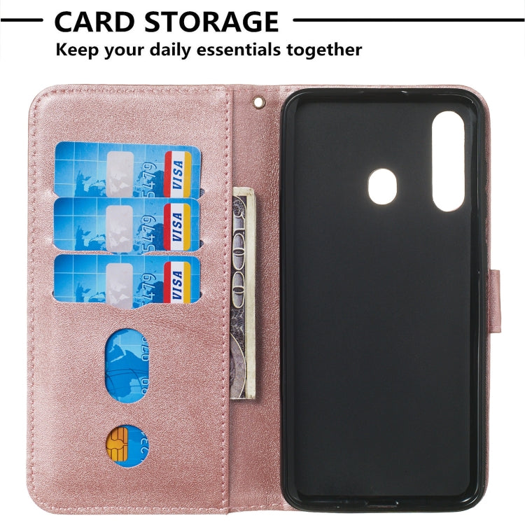 For Galaxy A60 / M40 Zipper Horizontal Flip Leather Case with Wallet & Holder & Card Slots