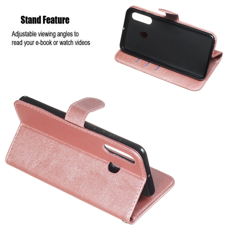 For Galaxy A60 / M40 Zipper Horizontal Flip Leather Case with Wallet & Holder & Card Slots