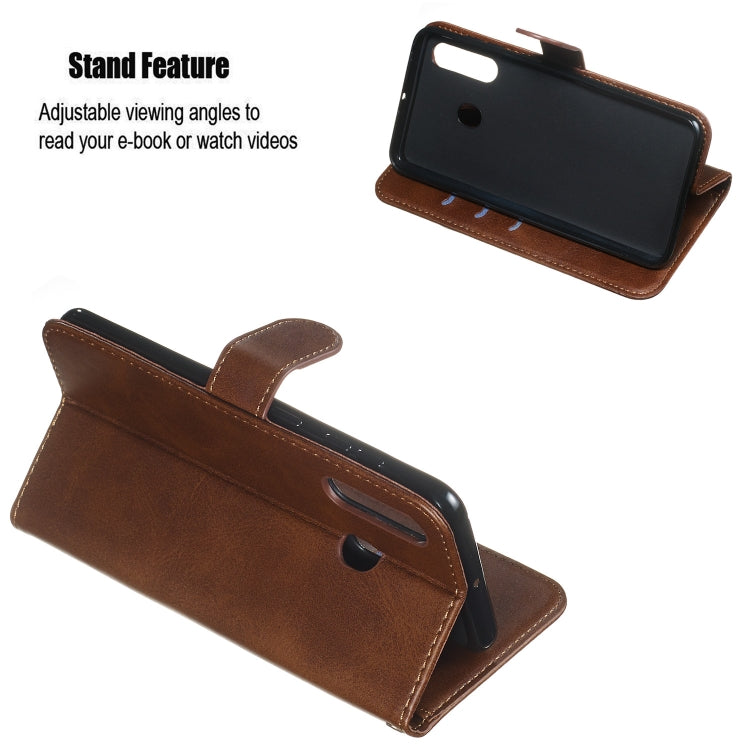 For Galaxy A60 / M40 Zipper Horizontal Flip Leather Case with Wallet & Holder & Card Slots