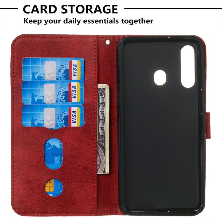 For Galaxy A60 / M40 Zipper Horizontal Flip Leather Case with Wallet & Holder & Card Slots