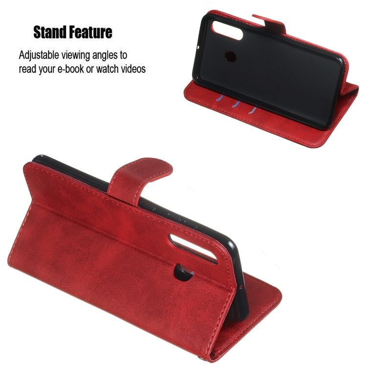 For Galaxy A60 / M40 Zipper Horizontal Flip Leather Case with Wallet & Holder & Card Slots