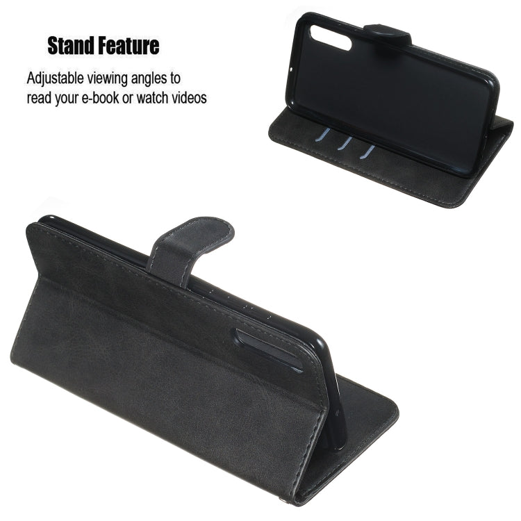 For Galaxy A70 Zipper Horizontal Flip Leather Case with Wallet & Holder & Card Slots