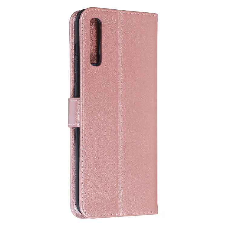 For Galaxy A70 Zipper Horizontal Flip Leather Case with Wallet & Holder & Card Slots