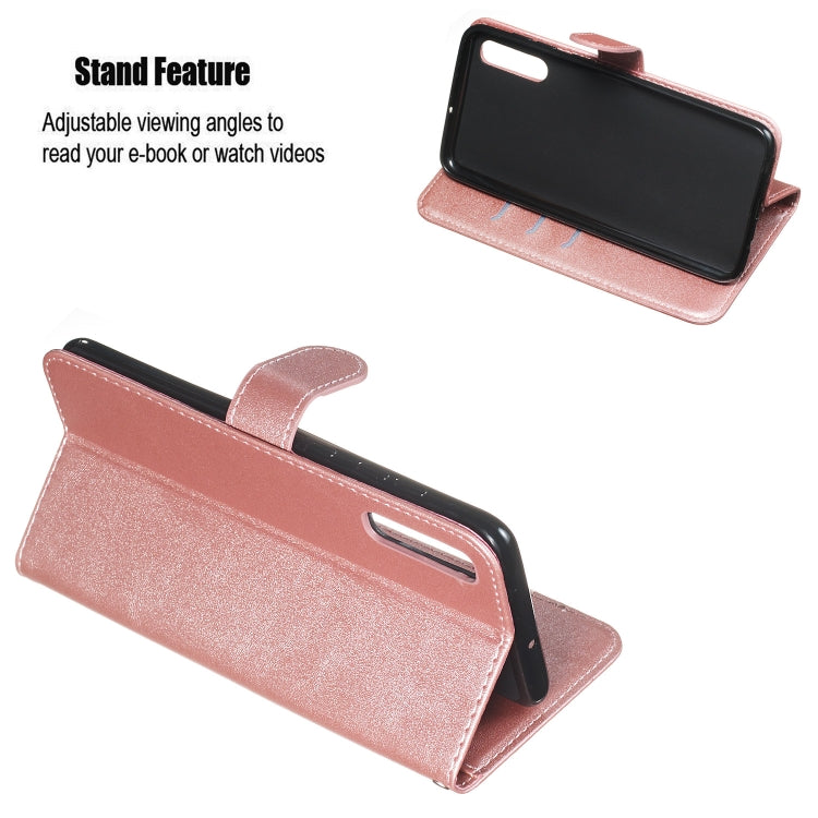 For Galaxy A70 Zipper Horizontal Flip Leather Case with Wallet & Holder & Card Slots