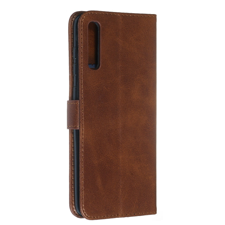 For Galaxy A70 Zipper Horizontal Flip Leather Case with Wallet & Holder & Card Slots