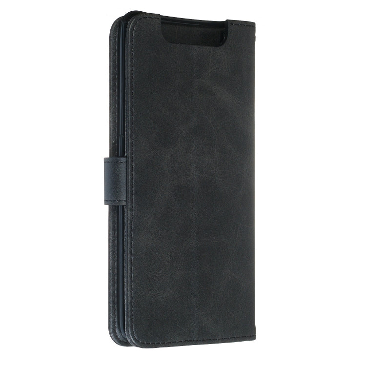 For Galaxy A80 / A90 Zipper Horizontal Flip Leather Case with Wallet & Holder & Card Slots