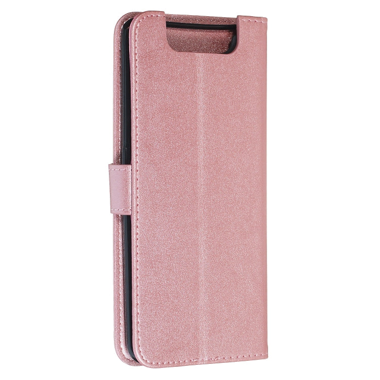 For Galaxy A80 / A90 Zipper Horizontal Flip Leather Case with Wallet & Holder & Card Slots