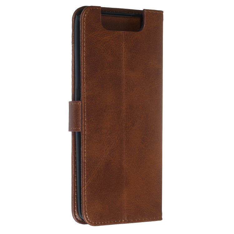 For Galaxy A80 / A90 Zipper Horizontal Flip Leather Case with Wallet & Holder & Card Slots