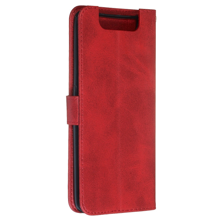 For Galaxy A80 / A90 Zipper Horizontal Flip Leather Case with Wallet & Holder & Card Slots
