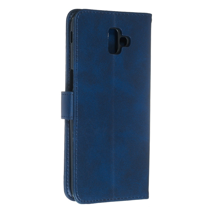 For Galaxy J6+ Zipper Horizontal Flip Leather Case with Wallet & Holder & Card Slots