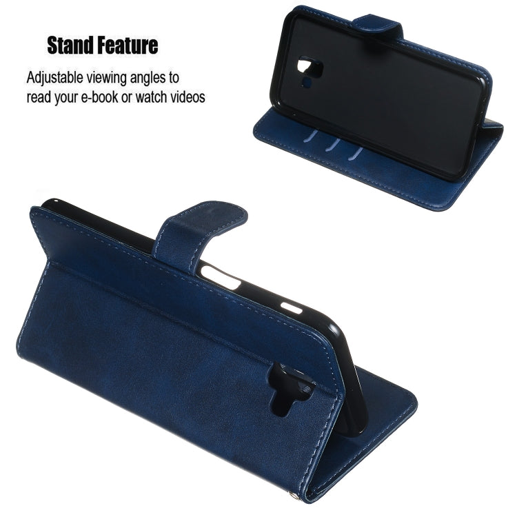 For Galaxy J6+ Zipper Horizontal Flip Leather Case with Wallet & Holder & Card Slots