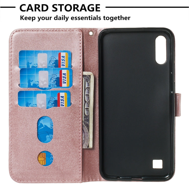 For Galaxy M10 / A10 Zipper Horizontal Flip Leather Case with Wallet & Holder & Card Slots