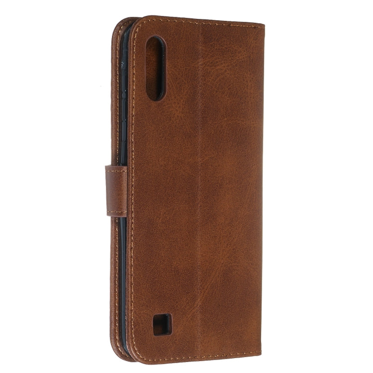 For Galaxy M10 / A10 Zipper Horizontal Flip Leather Case with Wallet & Holder & Card Slots